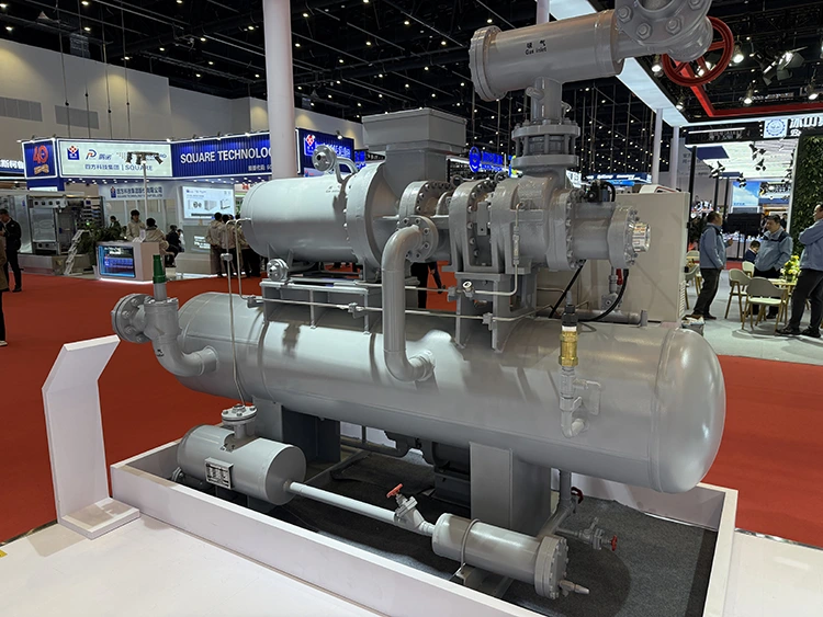 Semi-hermetic Two-Stage Screw Refrigeration Compressor Unit